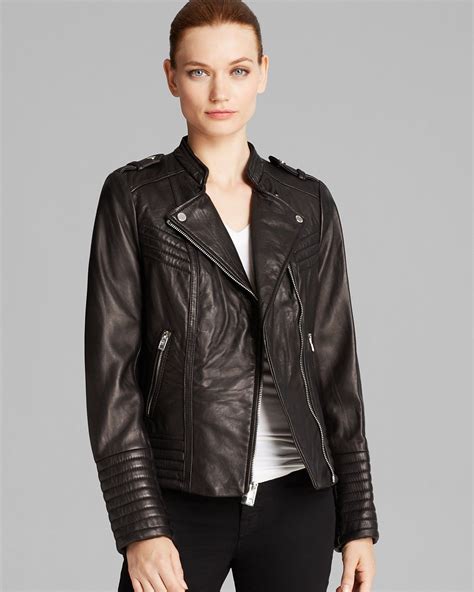 michael kors capes|Michael Kors leather jacket.